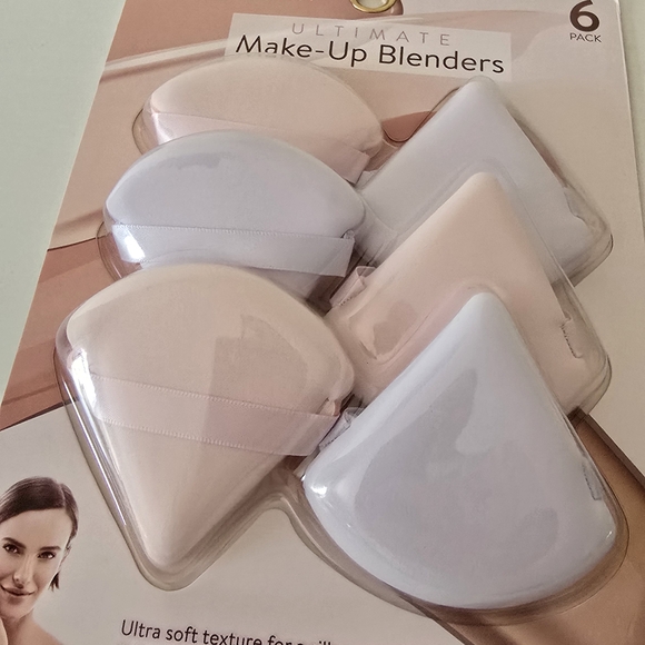 Makeup Tool Bundle – 6 Blenders & Jasmine 3-Piece Brush Set NEW - Picture 3 of 6